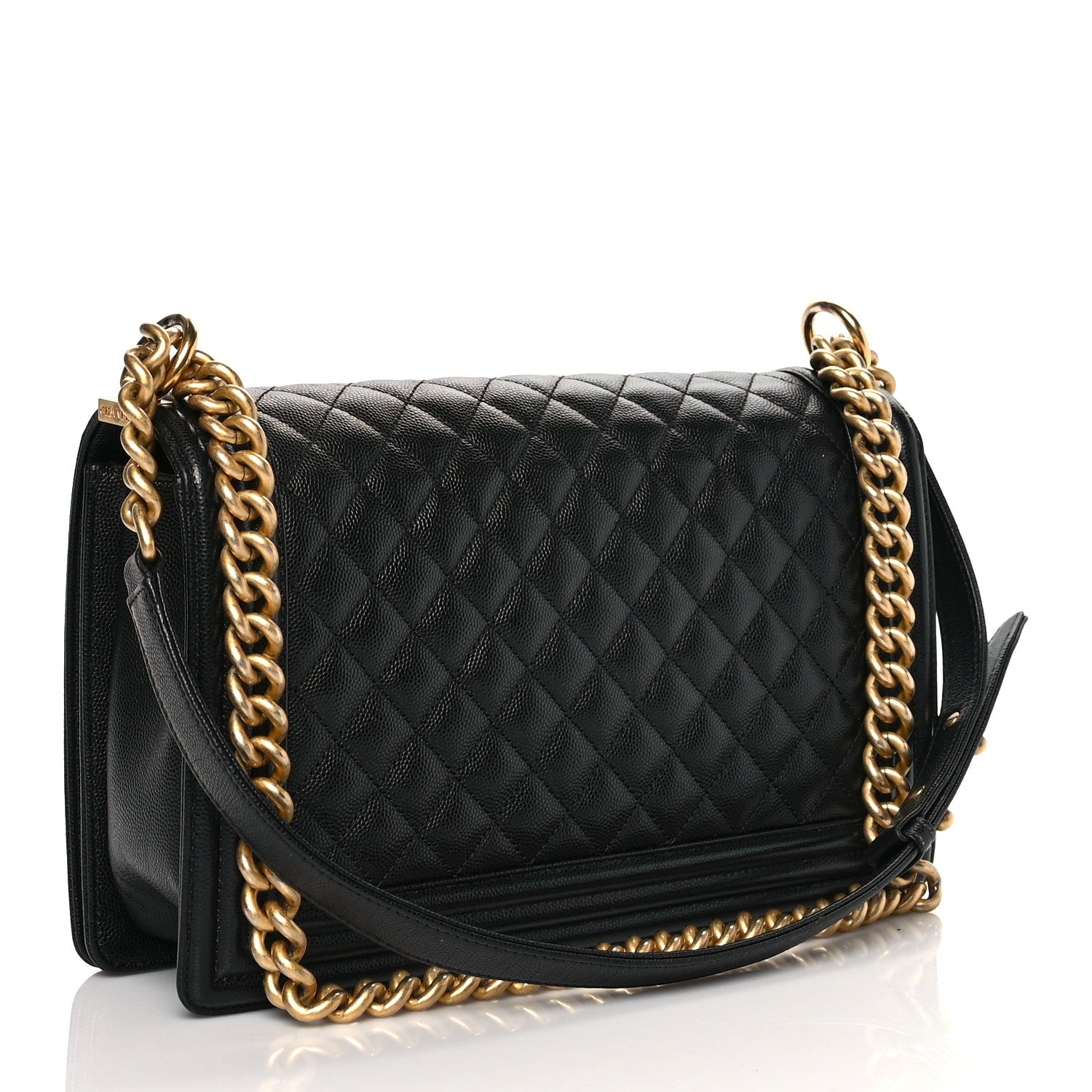 Chanel Caviar Quilted New Medium Boy Flap Black 3 of 12