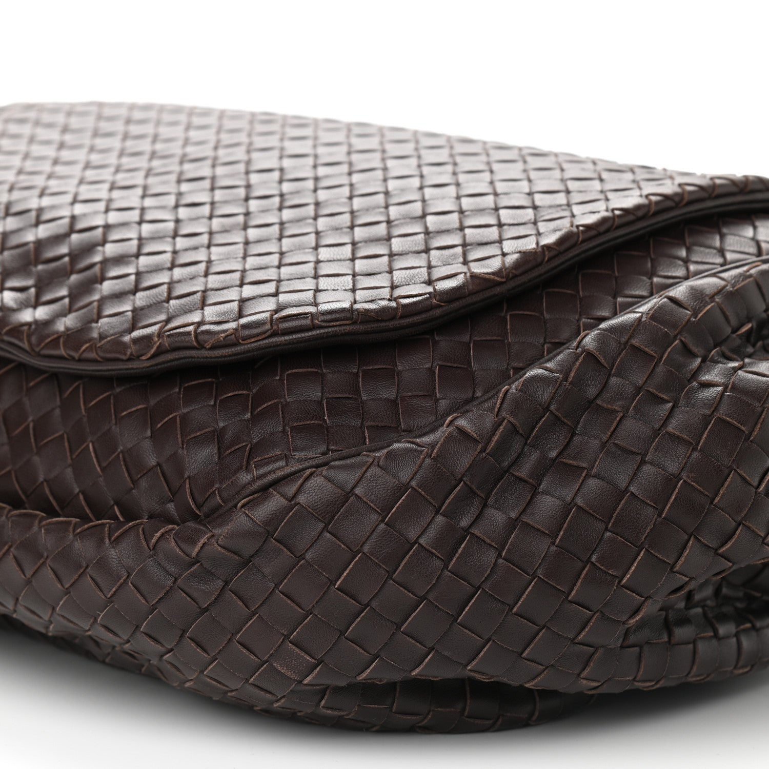 Bottega Veneta Nappa Intrecciato Messenger Bag Ebano 9 of 9