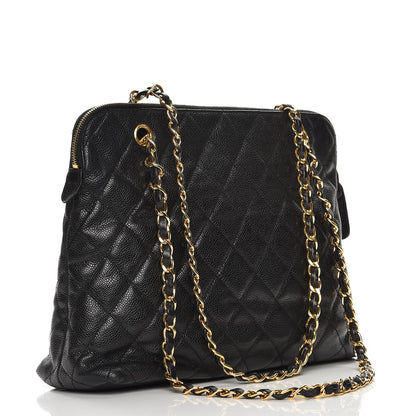Chanel Caviar Quilted Flap Shoulder Bag Black 3 of 7