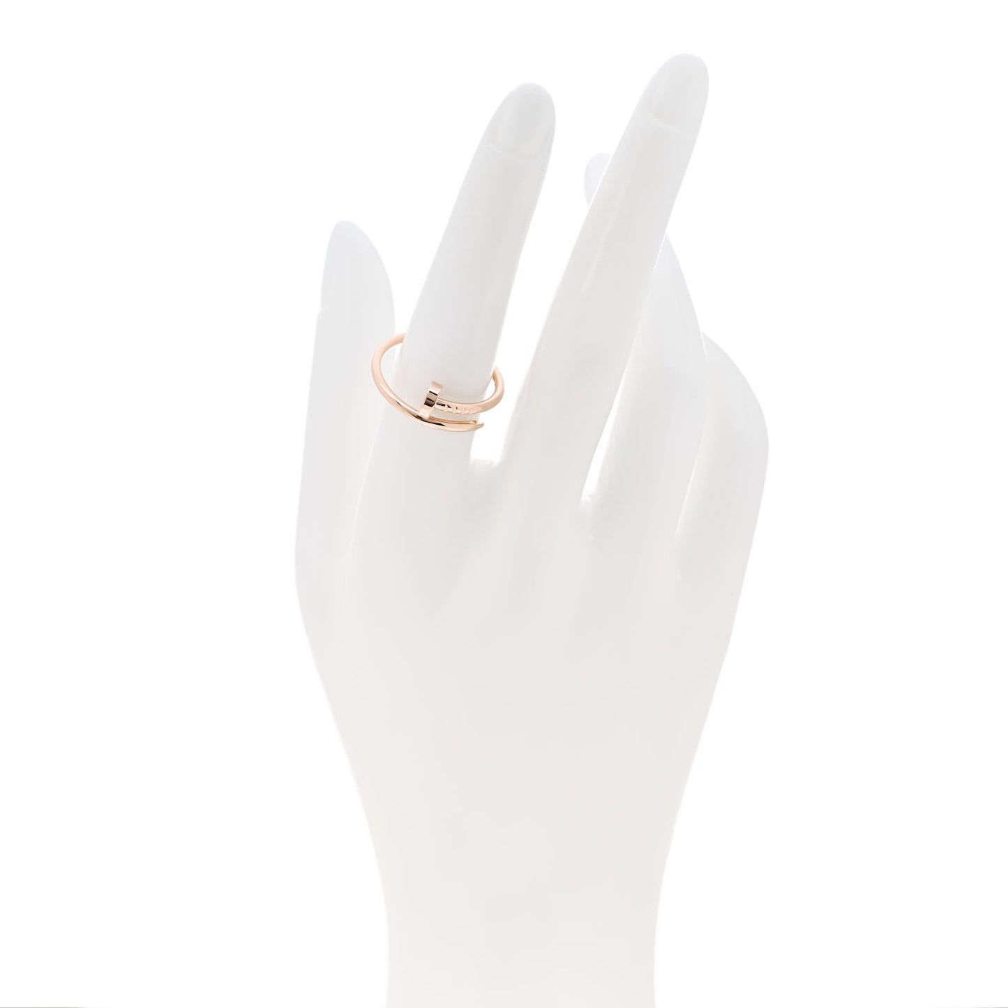 18K Pink Gold Small Juste Un Clou Ring 56 7.5