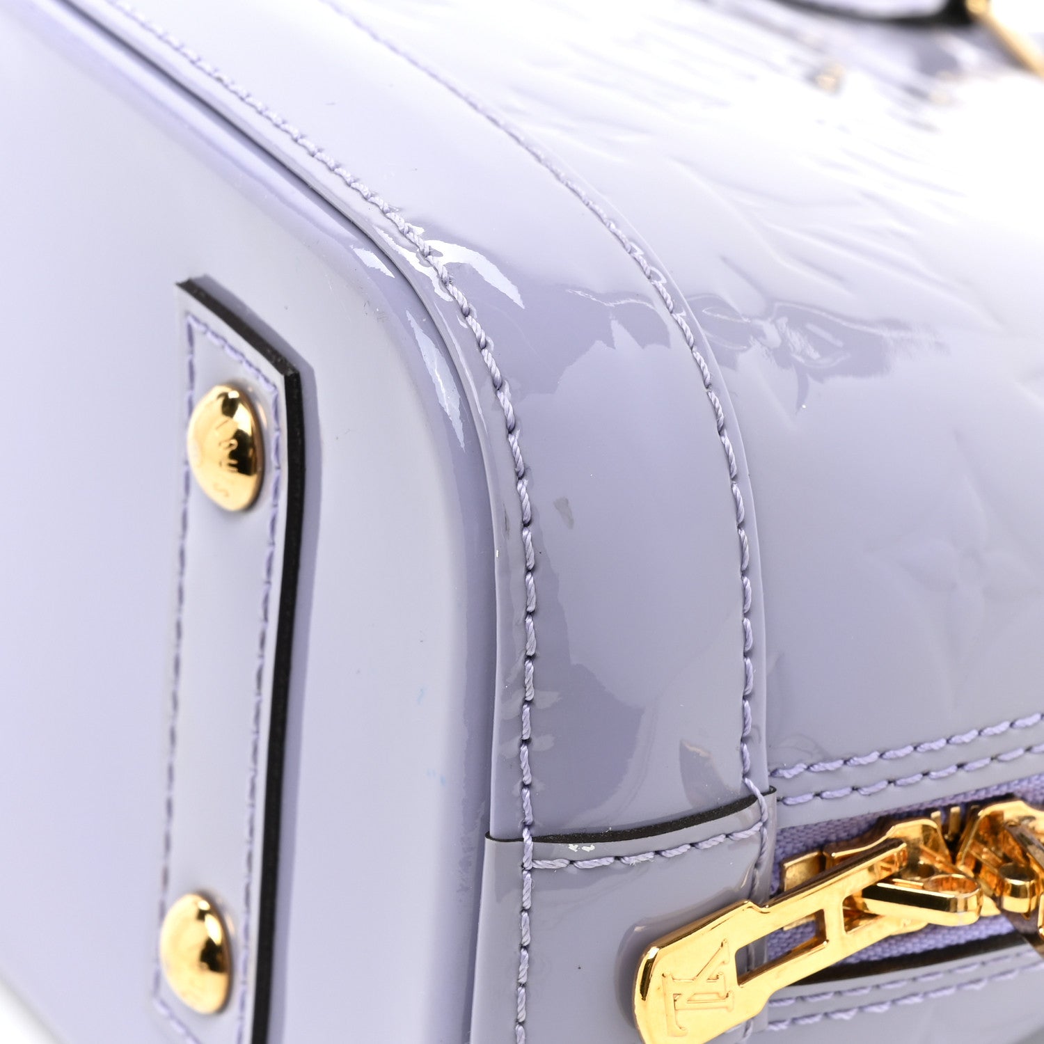 Louis Vuitton Vernis Alma BB Lilac 9 of 14