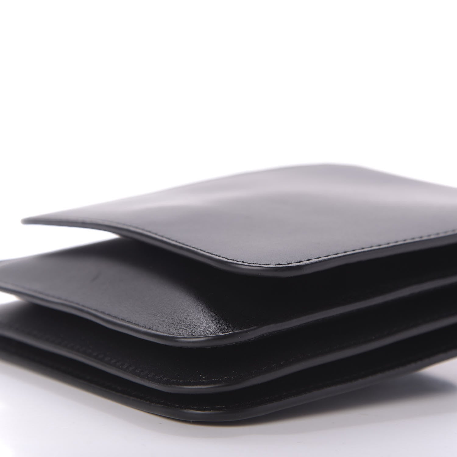 Loewe Smooth Calfskin Gusset Flat Crossbody Black 7 of 9
