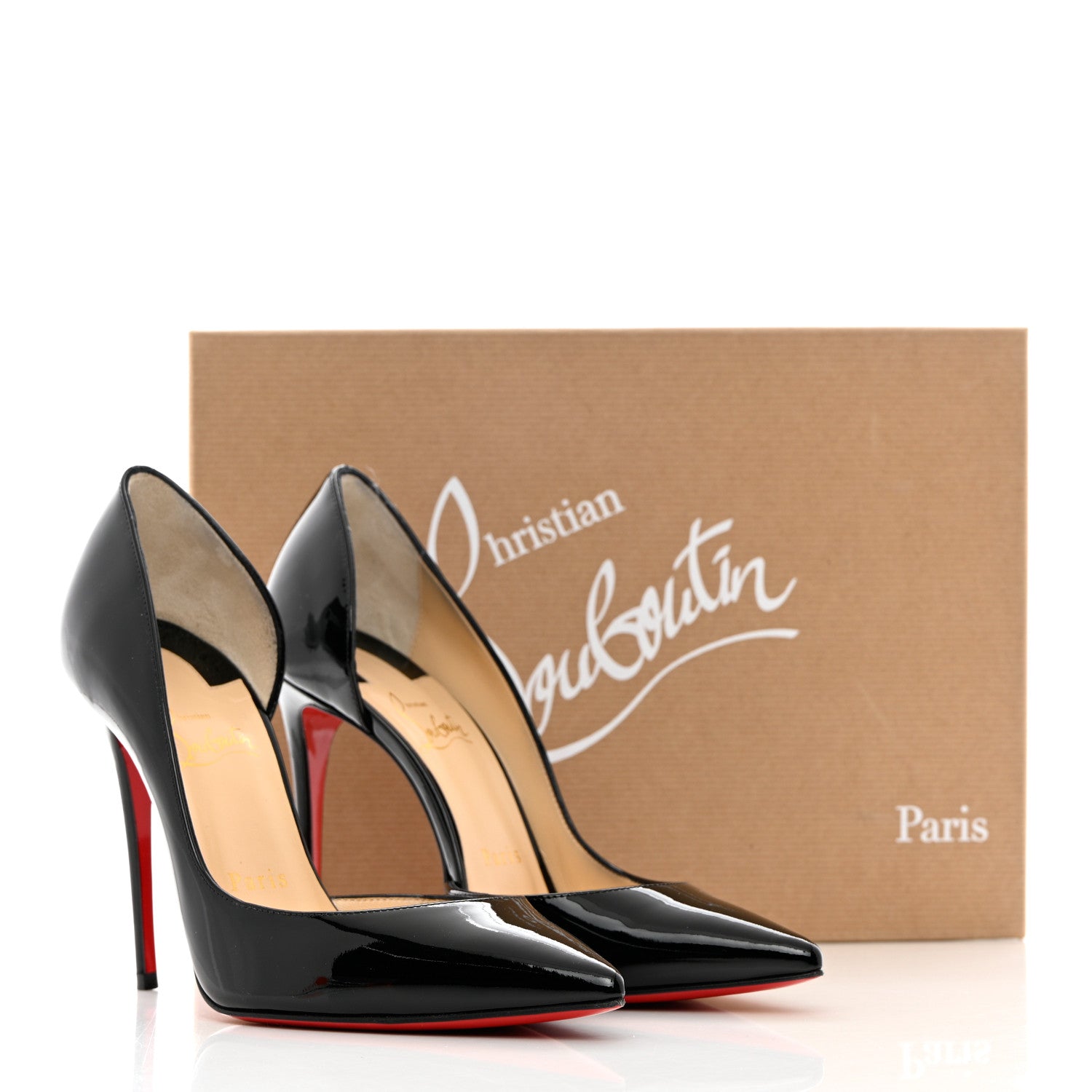 Christian Louboutin Patent Iriza 100 Pumps 37 Black 11 of 11