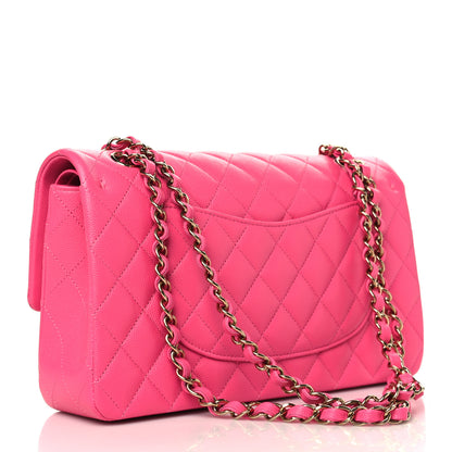 Chanel Caviar Quilted Medium Double Flap Pink 2 of 9