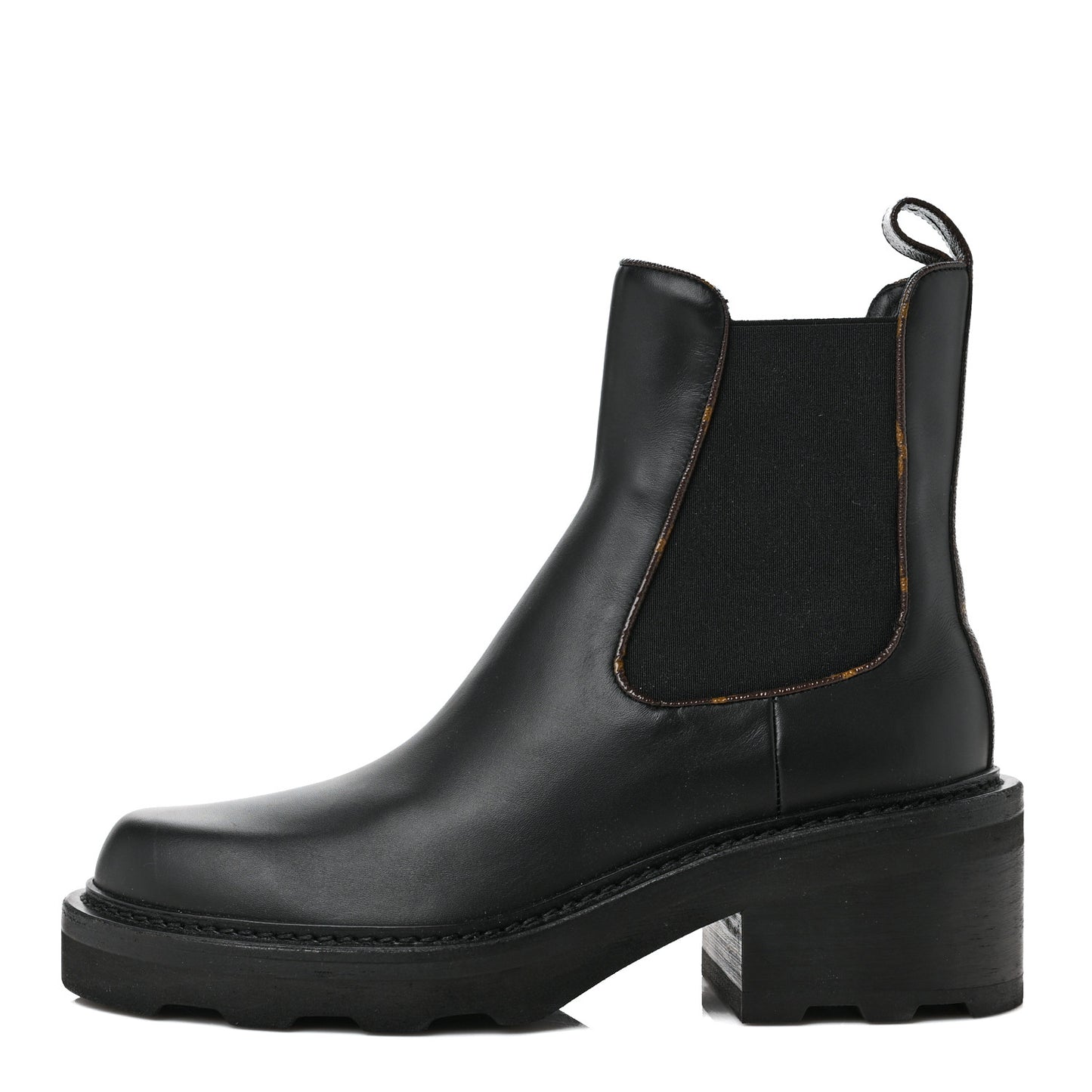 Calfskin Monogram Beaubourg Ankle Boots 40.5 Black