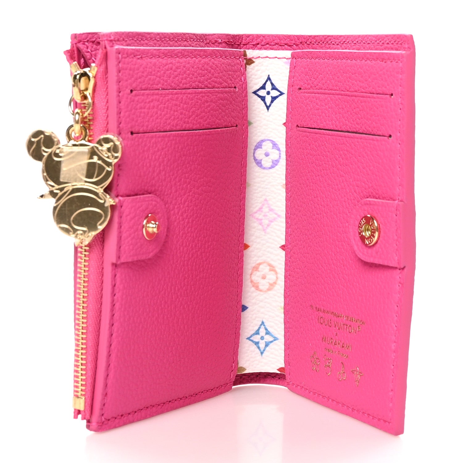 Louis Vuitton X TM Empreinte Monogram Lisa Wallet Kawaii Pink 5 of 8
