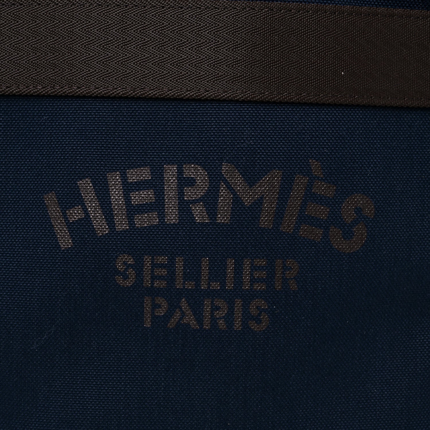 Hermes Toile Sac De Pansage Groom Bleu Navy Feu 11 of 14