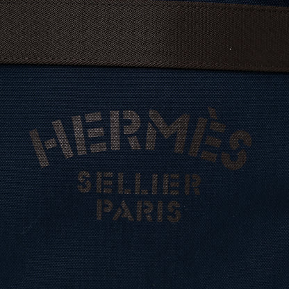 Hermes Toile Sac De Pansage Groom Bleu Navy Feu 11 of 14
