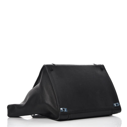 Celine Supple Calfskin Medium Phantom Luggage Black 4 of 13