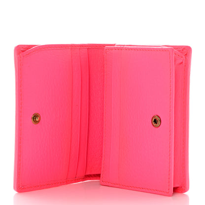 Gucci Calfskin Flora Print Zumi Card Case Fuxia Fluo 5 of 8