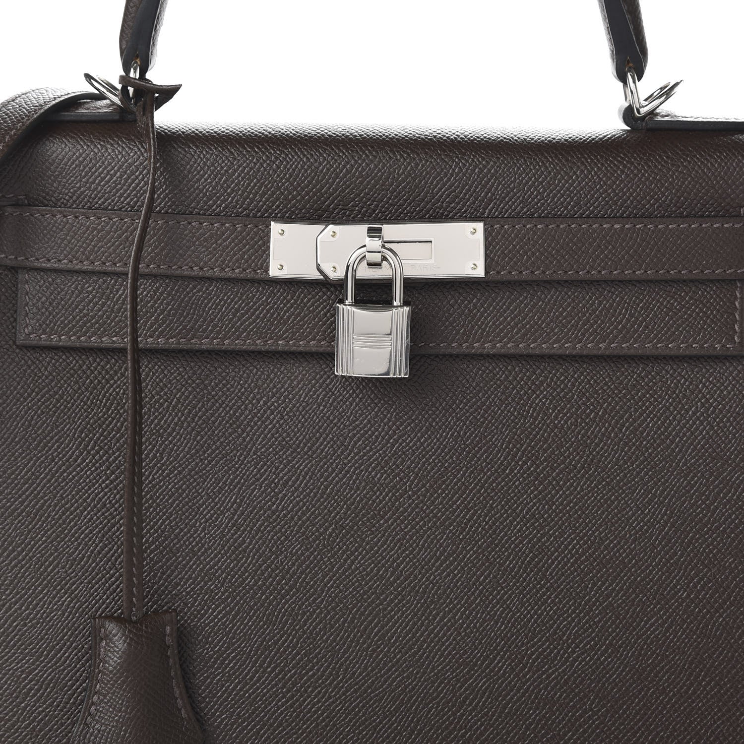 Hermes Epsom Kelly Sellier 28 Chocolate 10 of 11