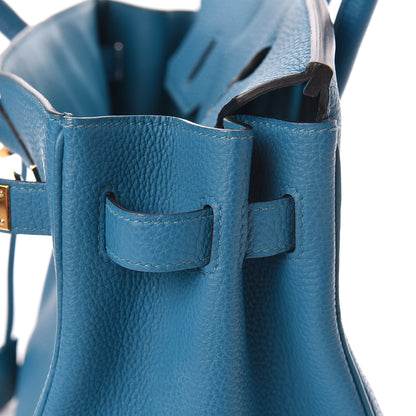 Hermes Togo Birkin 30 Bleu De Galice 18 of 43
