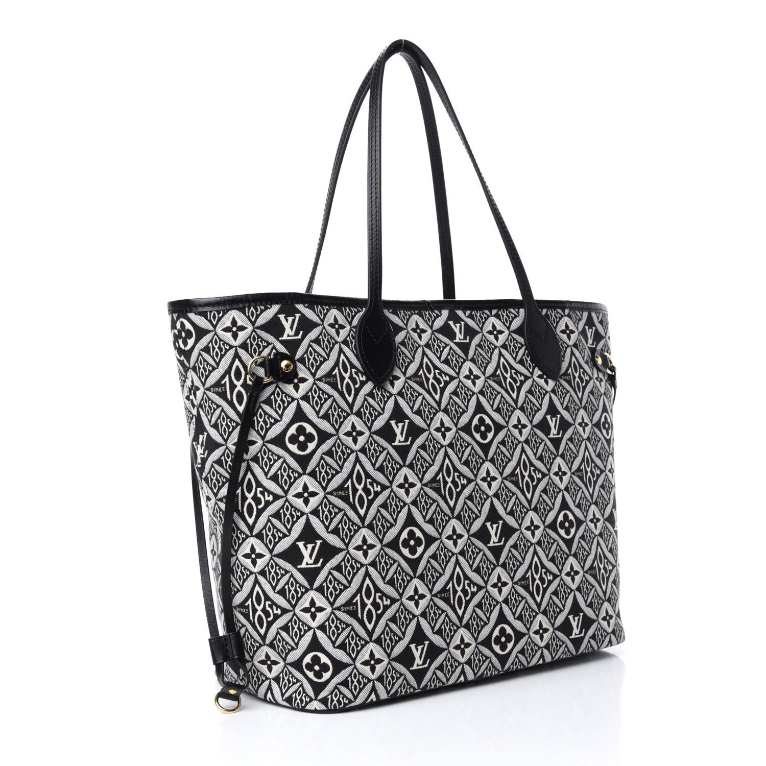 Louis Vuitton Jacquard Since 1854 Neverfull MM Grey 3 of 11