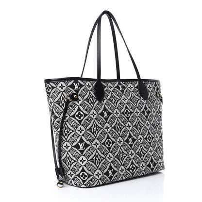 Louis Vuitton Jacquard Since 1854 Neverfull MM Grey 3 of 11