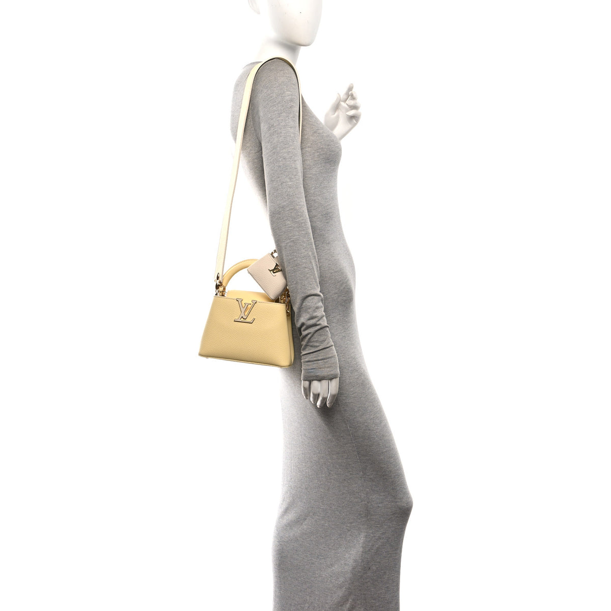 Louis Vuitton Taurillon MiniMe Capucines Mini Banane 3 of 10