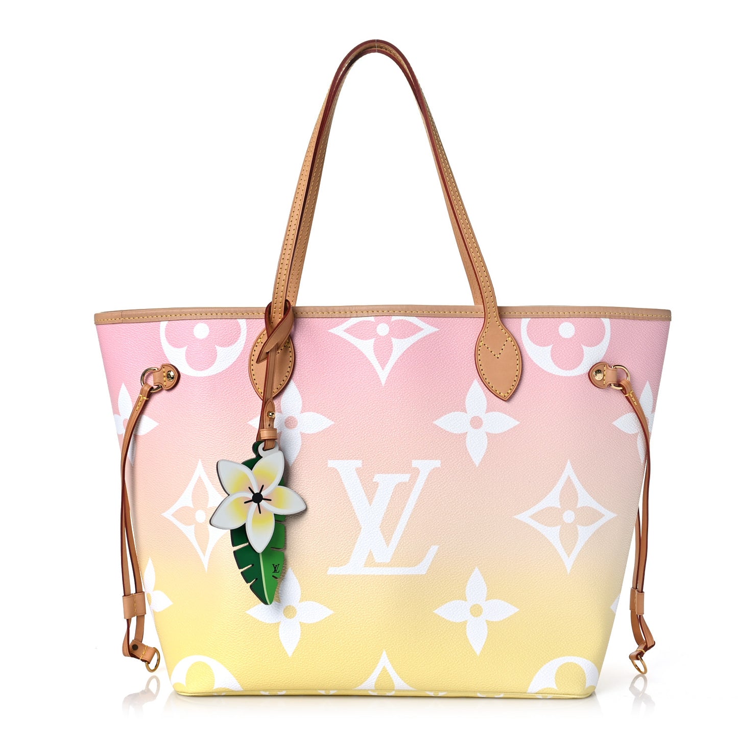 Monogram Giant By The Pool Neverfull MM Light Pink