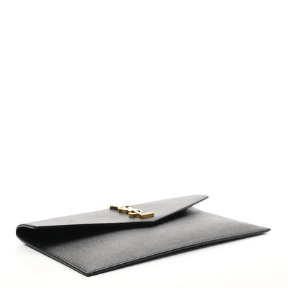 Saint Laurent Grain De Poudre Uptown Pouch Black 4 of 6