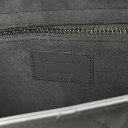 Christian Dior Ultra Matte Calfskin Cannage Large Lady Dior Grey Stone Grey Stone 6 of 10