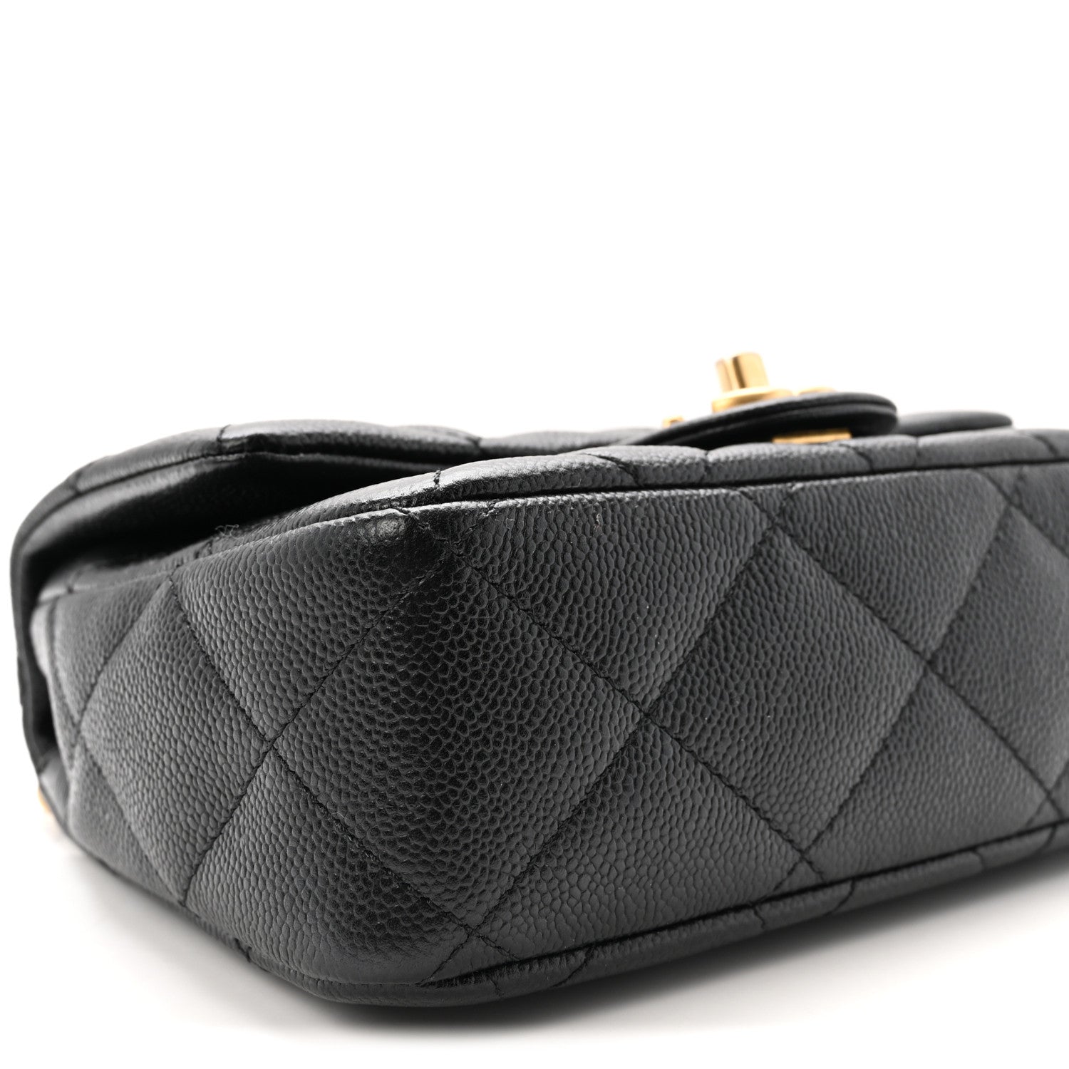 Chanel Caviar Quilted Mini Sweetheart Flap Black 9 of 11