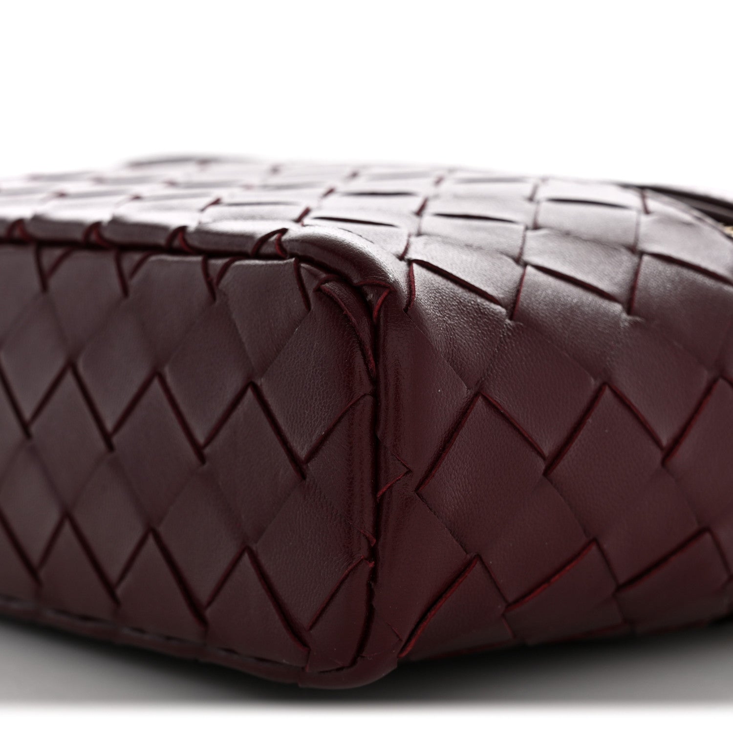 Bottega Veneta Nappa Intrecciato Bang Bang Vanity Case Barolo 9 of 10