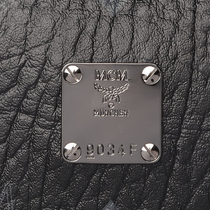 MCM Visetos Medium Stark Backpack Black 8 of 10