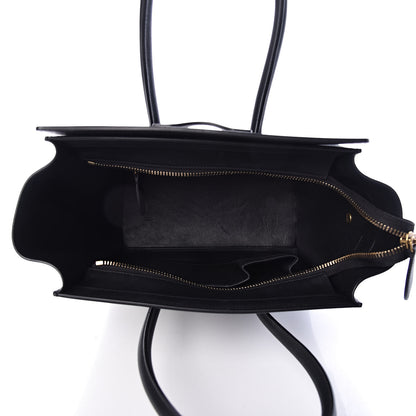 Celine Smooth Calfskin Micro Luggage Black 5 of 16