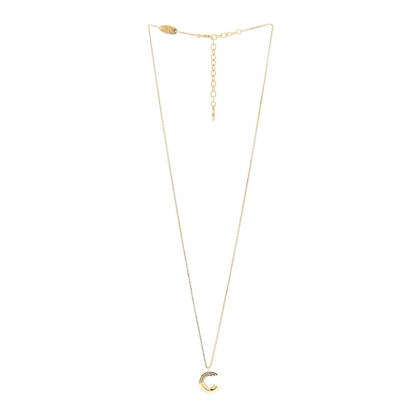 LV And Me Letter C Necklace Gold