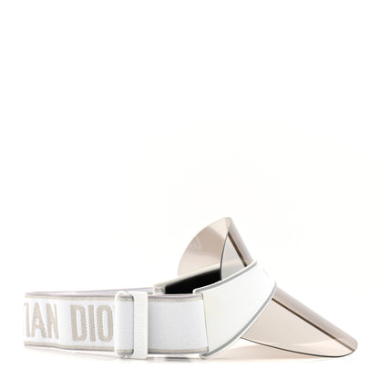 Christian Dior Mirrored DiorClub1 Sun Visor White 5 of 9