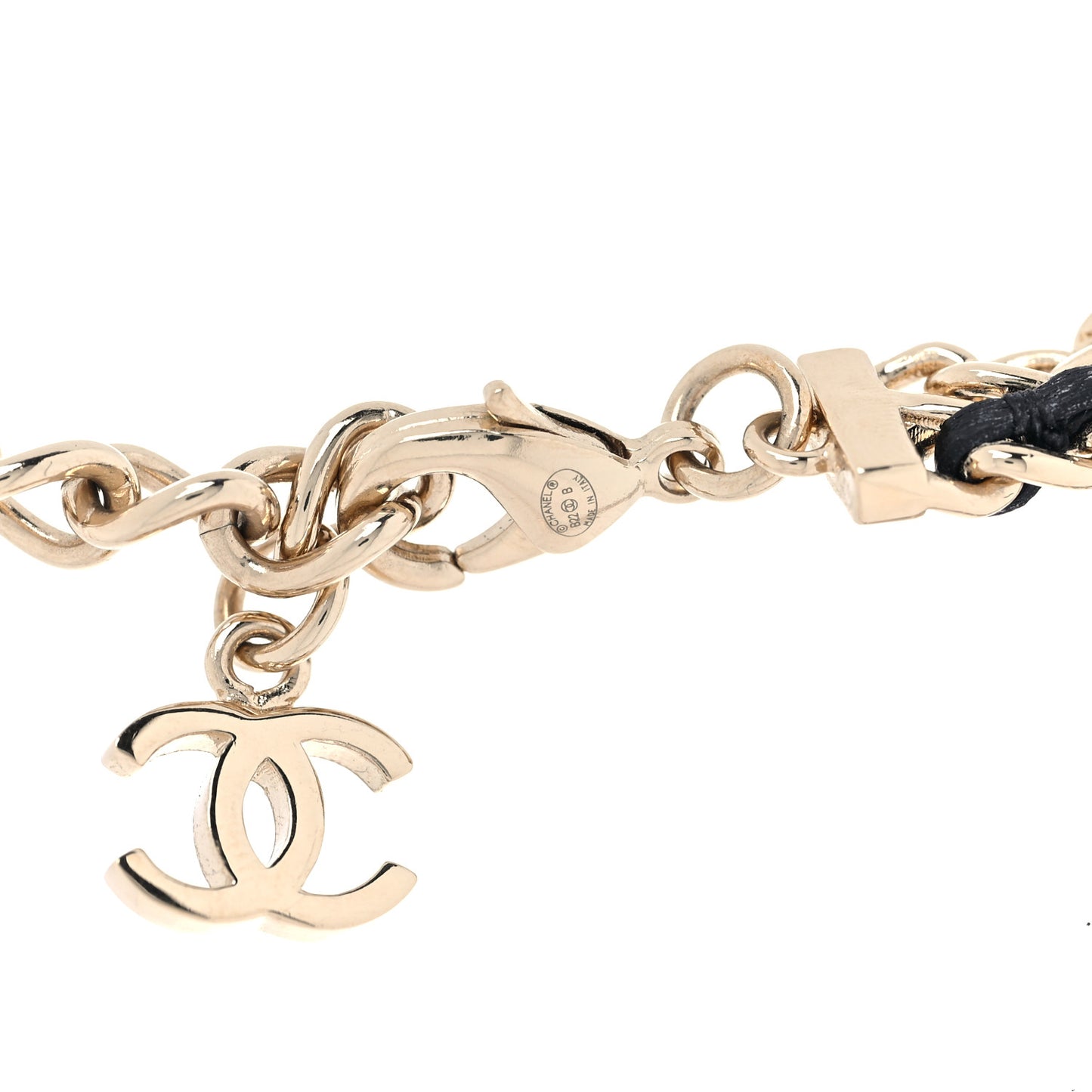 Crystal Pearl CC Choker Gold Black Gold