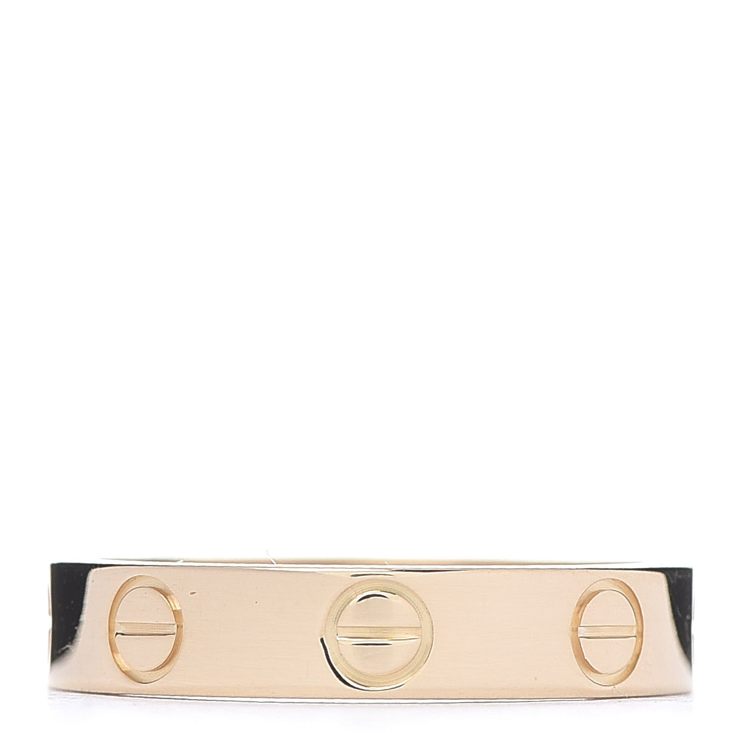 Cartier 18K Yellow Gold 3.5mm LOVE Wedding Band Ring 49 4.75 3 of 4