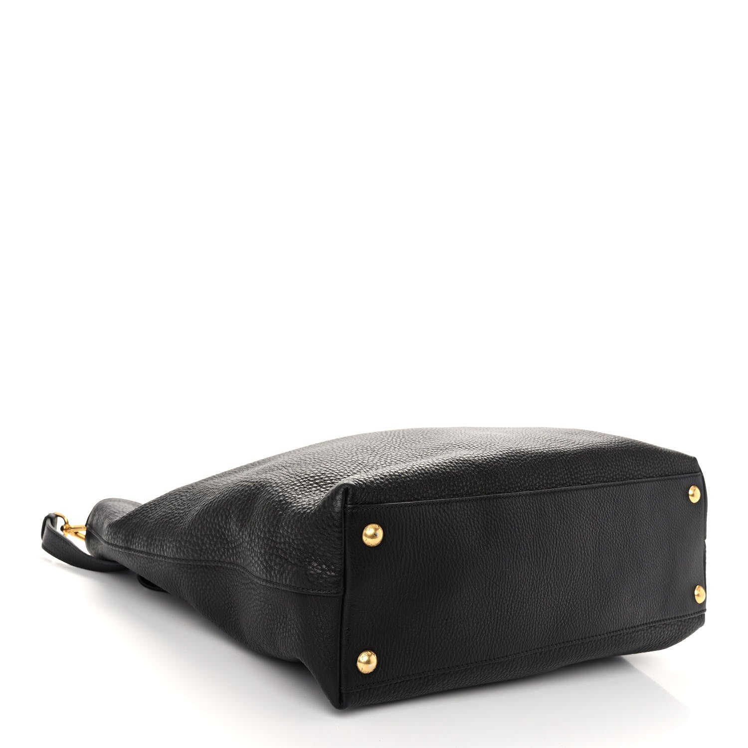 Prada Vitello Daino Shopping Tote Black 4 of 15