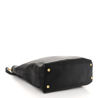 Prada Vitello Daino Shopping Tote Black 4 of 15