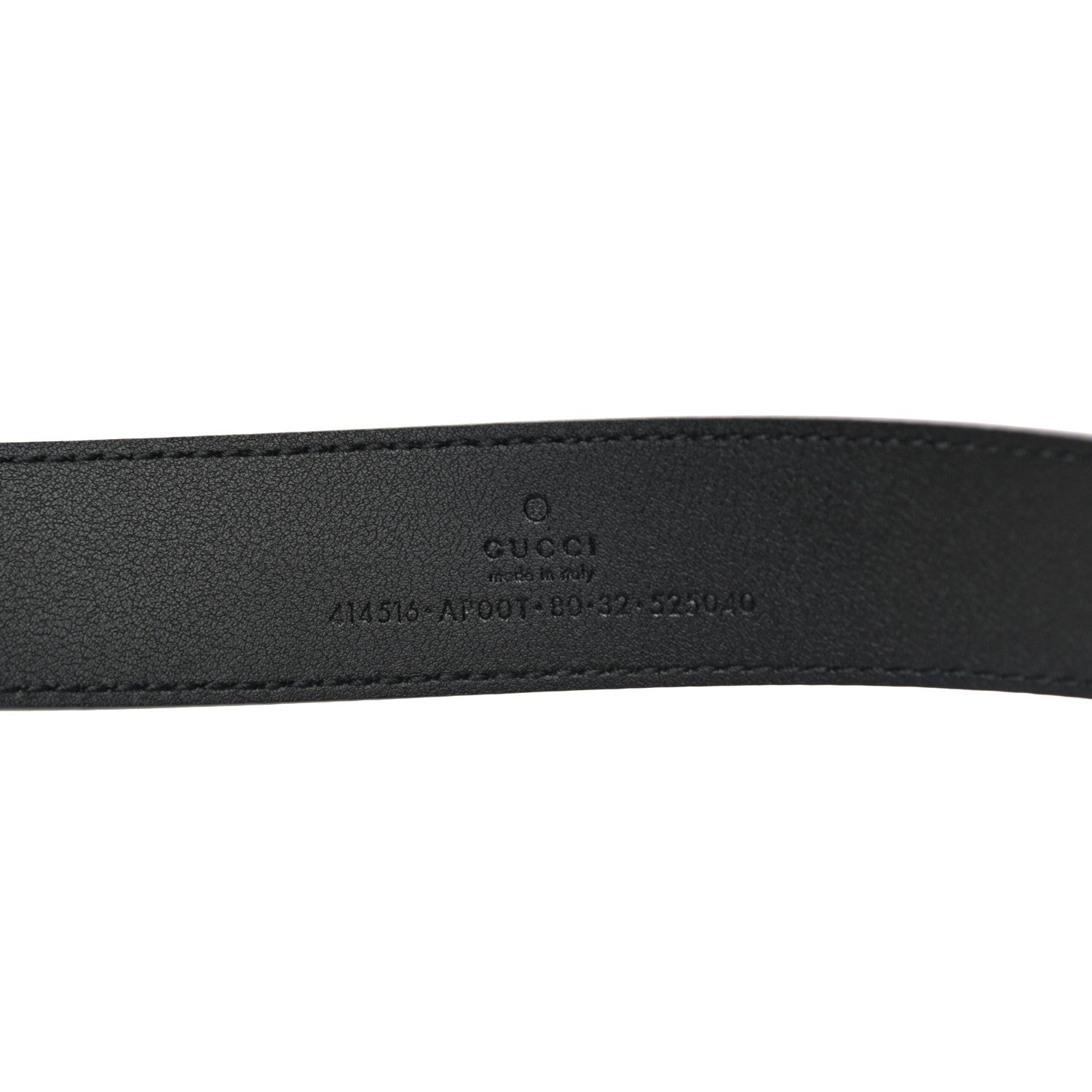 Gucci Calfskin Double G 30mm Belt 80 32 Black 4 of 7