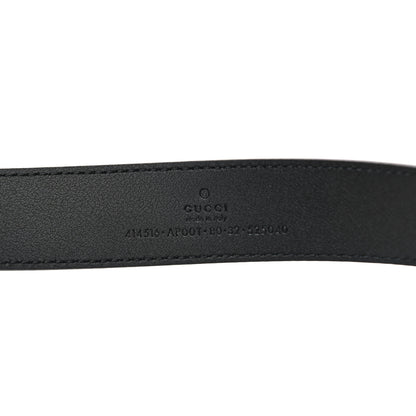 Gucci Calfskin Double G 30mm Belt 80 32 Black 4 of 7