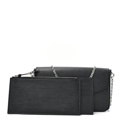 Louis Vuitton Epi Pochette Felicie Black 3 of 10