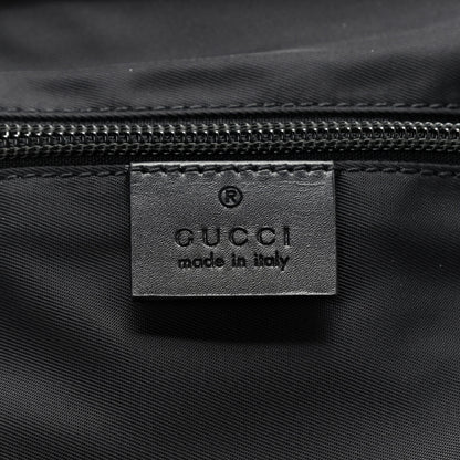 Gucci GG Supreme Monogram Web Messenger Bag Black 5 of 9