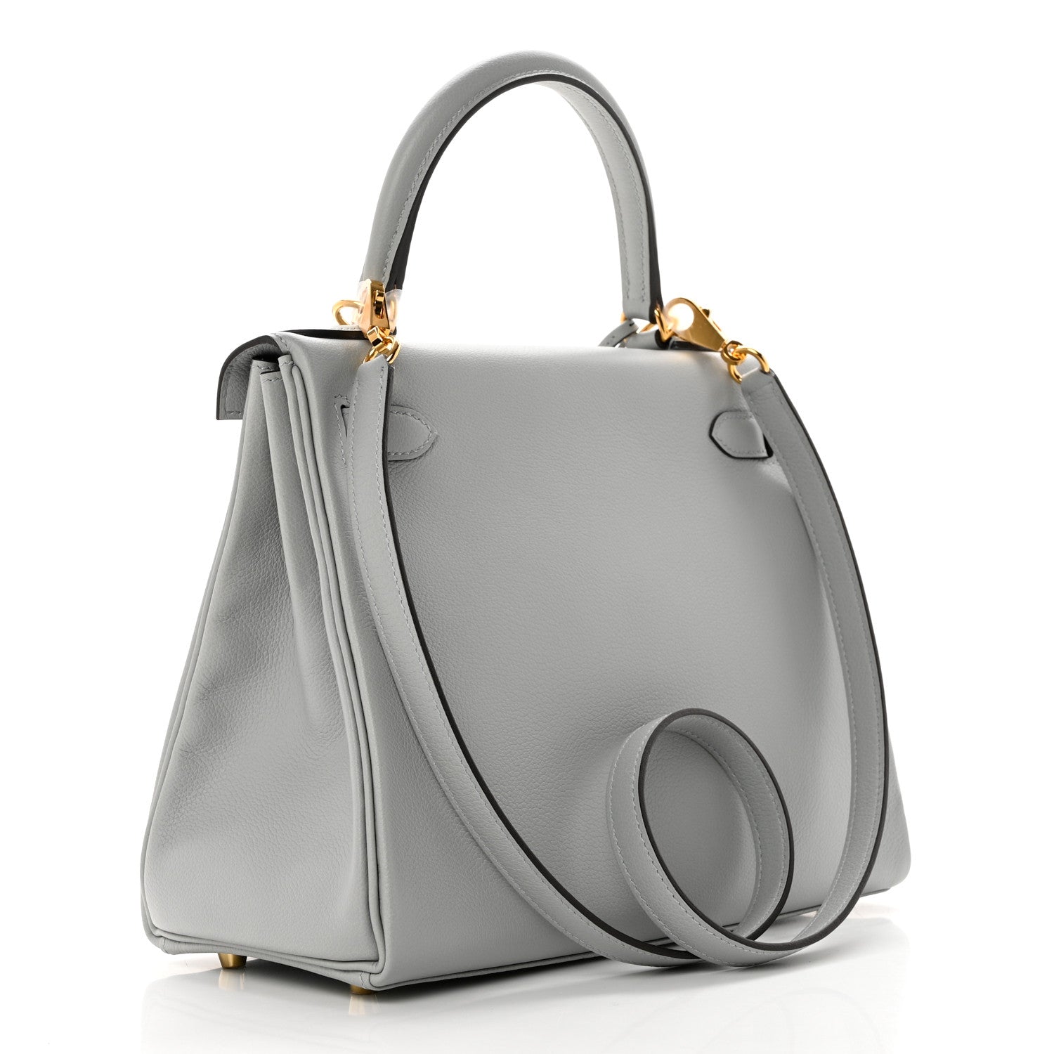 Hermes Evercolor Kelly Retourne 28 Bleu Glacier 3 of 10