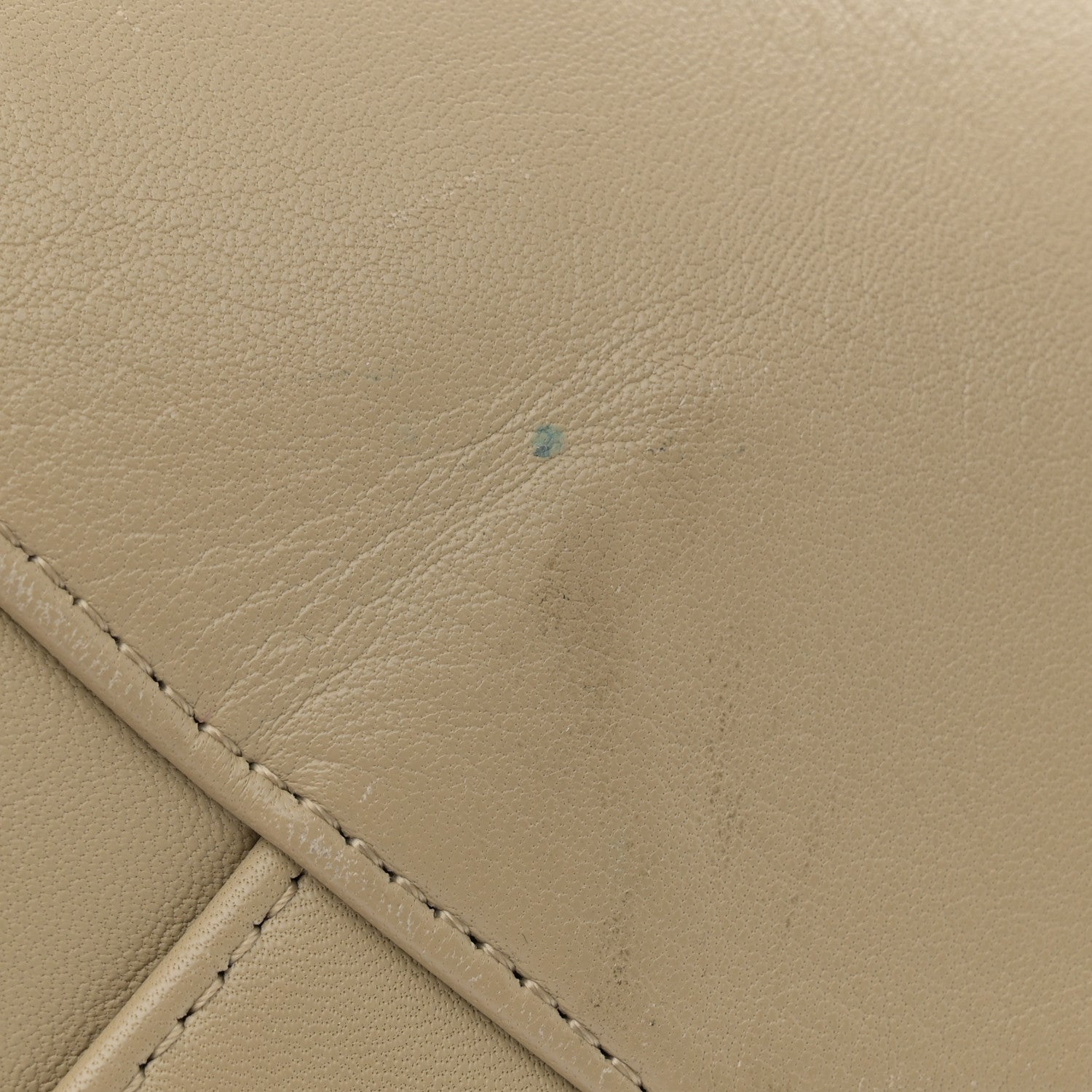 Celine Lambskin Horizontal Cabas Beige 19 of 20