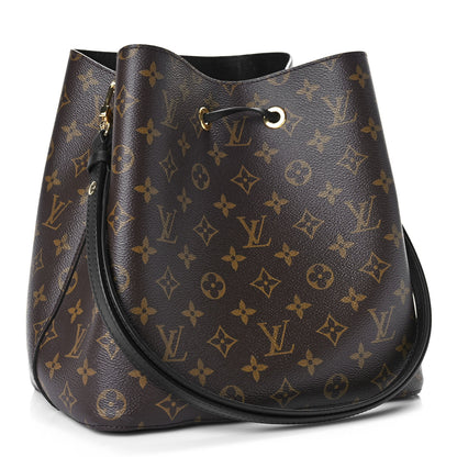 Louis Vuitton Monogram Neonoe MM Black 3 of 8