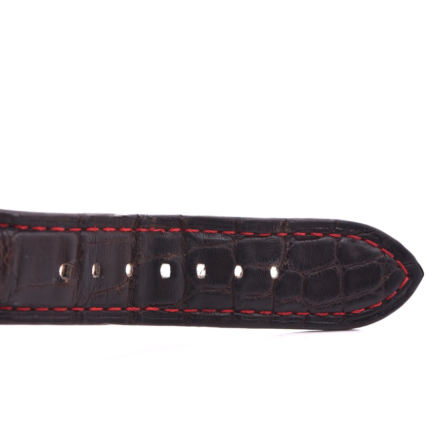 Louis Vuitton Stainless Steel Alligator 44mm Tambour Essential Voyagez Automatic Watch Brown 10 of 10