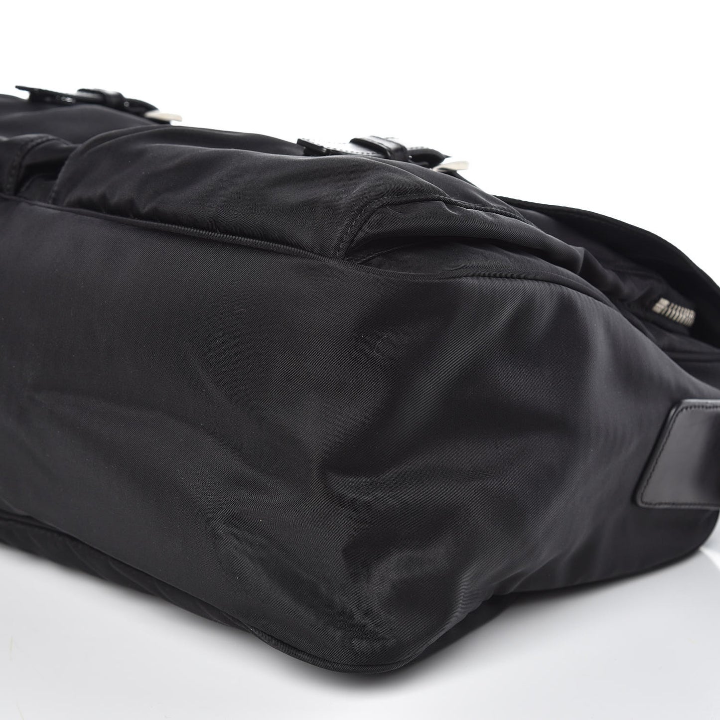 Tessuto Nylon Messenger Bag Black
