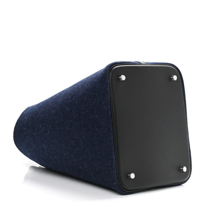 Hermes Feutre Swift Picotin Lock 22 MM Bleu Nuit Black 3 of 9