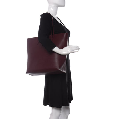 Versace Saffiano Palazzo Medusa Tote Burgundy 2 of 9