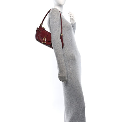 Chloe Grained Calfskin The 99 Shoulder Bag Brunet Brunet Red 2 of 10