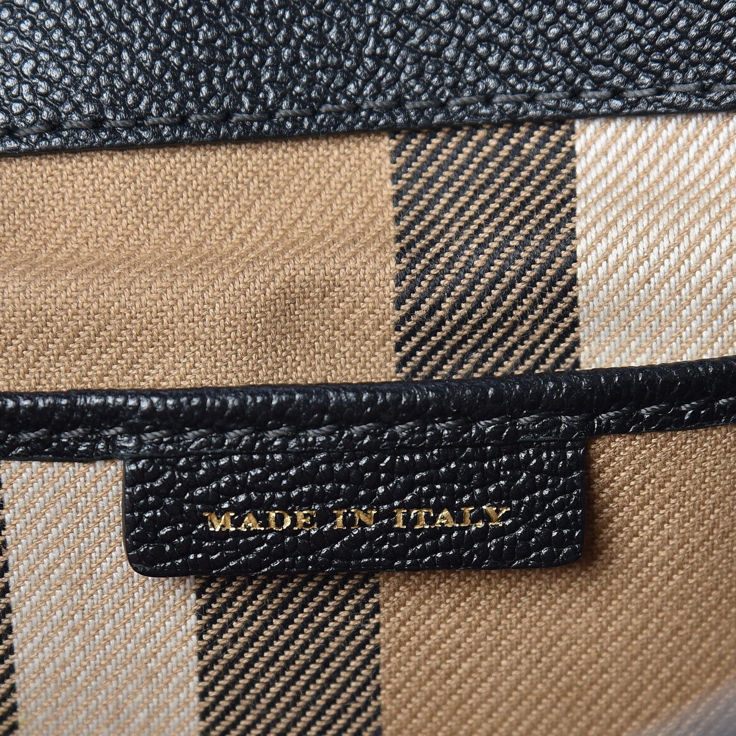 Soft Grain Calfskin Medium Buckle Tote Black