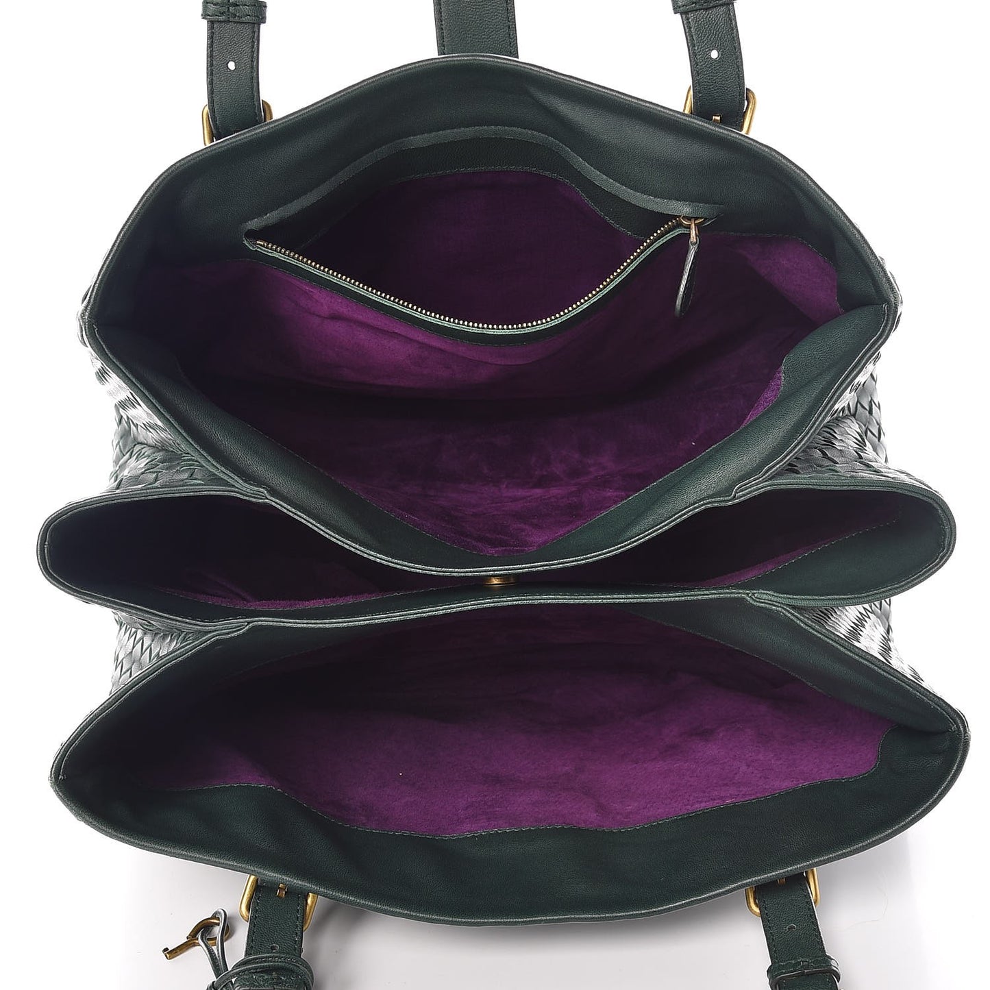 Nappa Intrecciato Medium Roma Tote Bottle