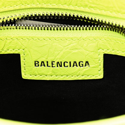 Balenciaga Agneau Arena Neo Cagole Handbag XS Fluo Yellow 6 of 11
