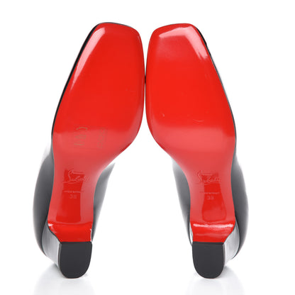 Christian Louboutin Patent Pyramidam 45 Pumps 38 Black 5 of 8