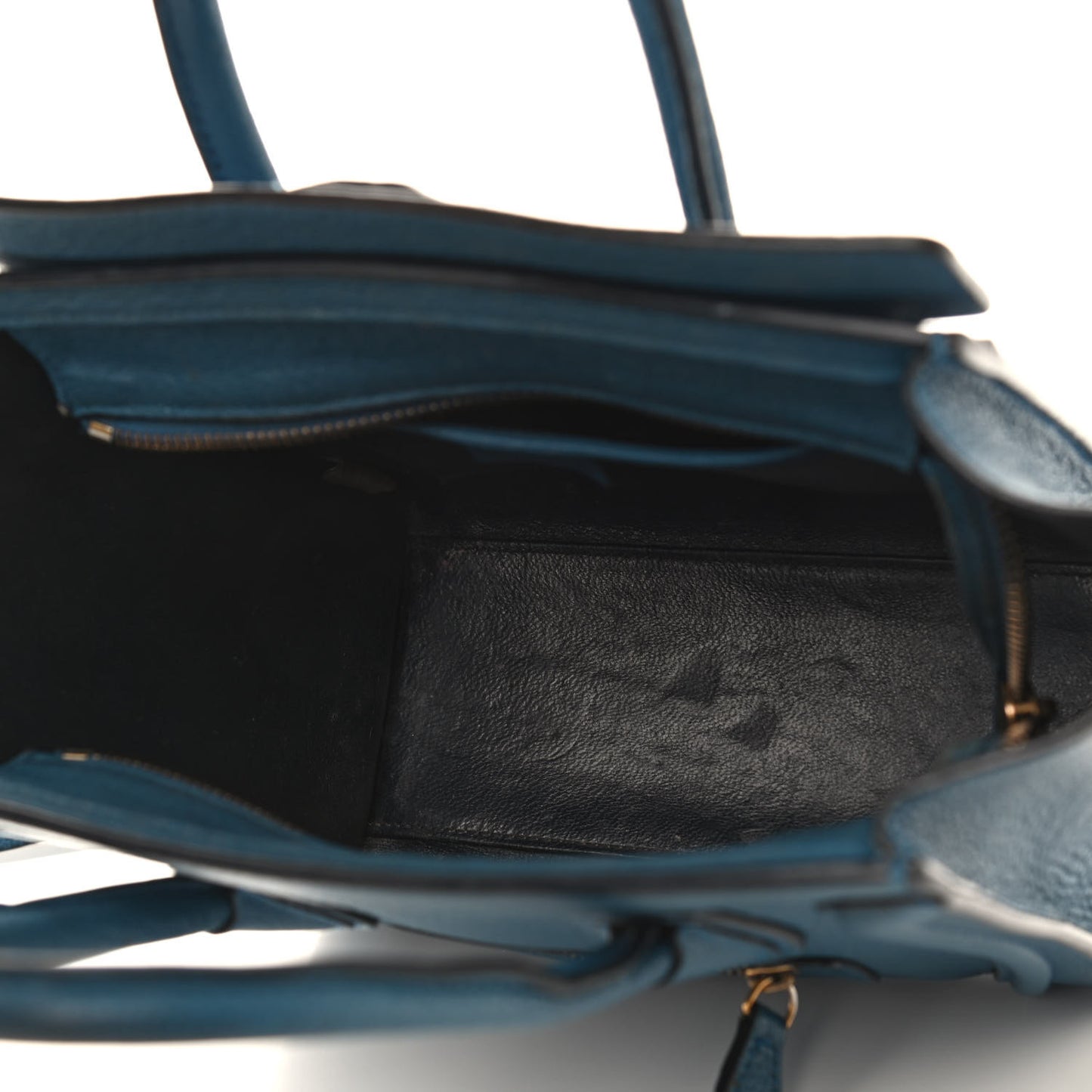 Goatskin Nano Luggage Deepsea