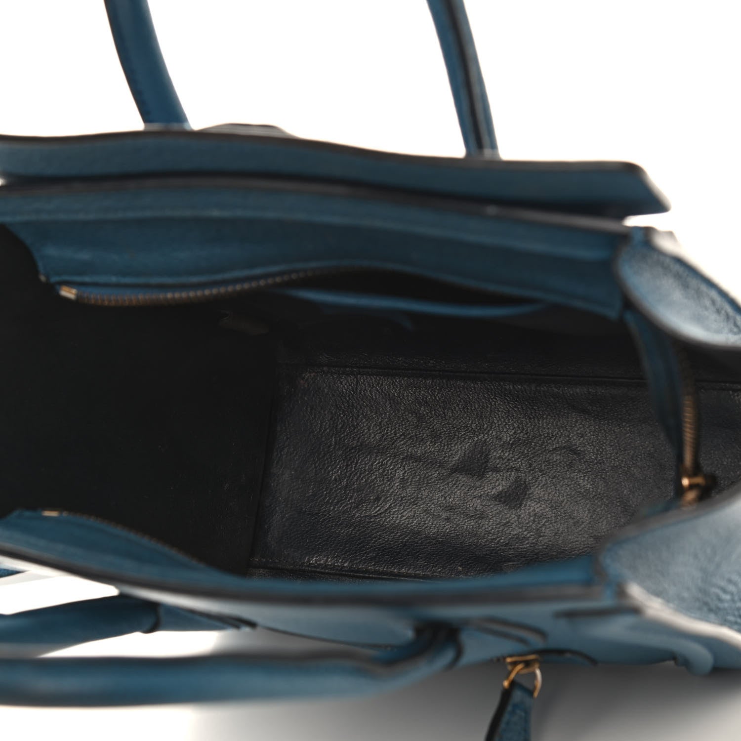 Celine Goatskin Nano Luggage Deepsea 5 of 13